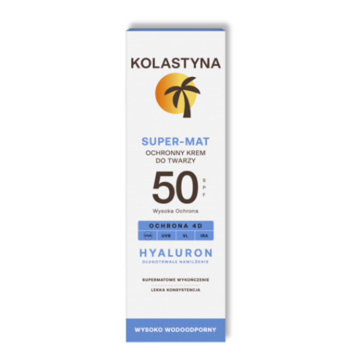 Kolastyna Super-Mat Beschermende Gezichtscrème SPF50 4D Bescherming Hyaluronzuur Matterend 50ml