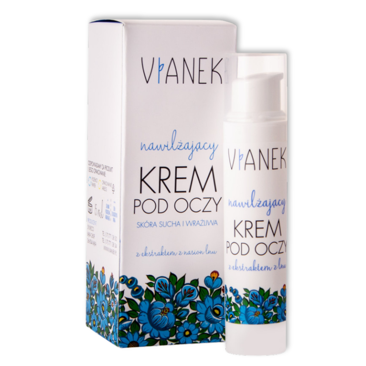 Vianek Nawilżający krem pod oczy 15ml