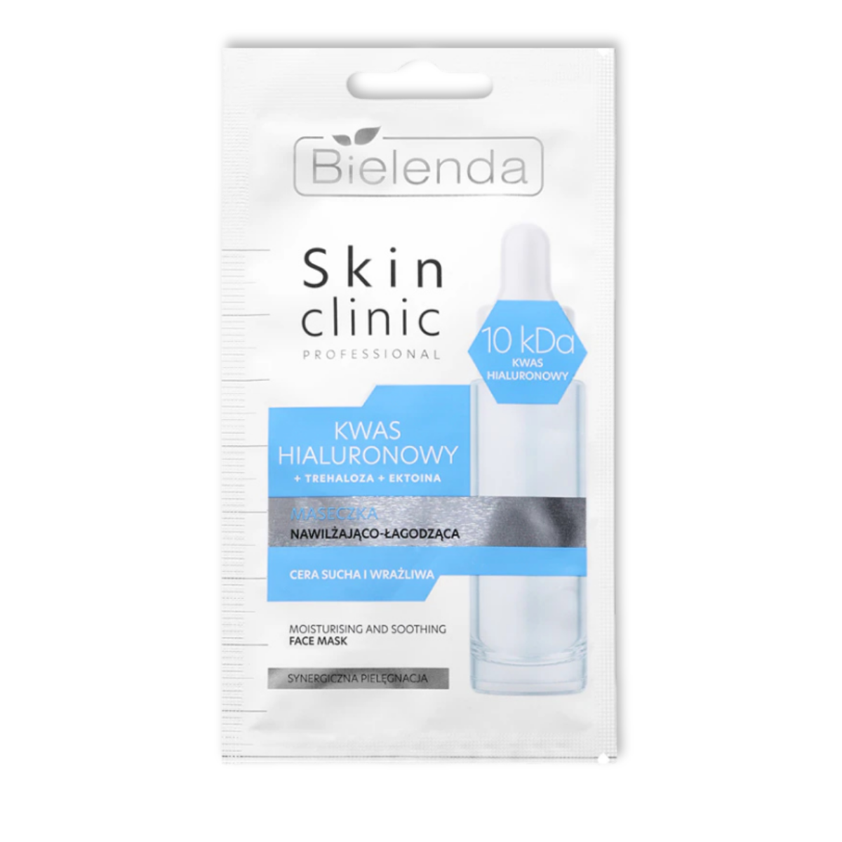 Bielenda Skin Clinic Professional Hyaluronzuur 10kDa Gezichtsmasker Hydraterend & Kalmerend 8g