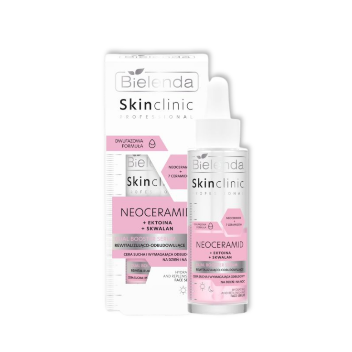 Bielenda Skin Clinic Professional Neoceramide Dual Booster Serum Hydraterend & Opbouwend Dag & Nacht 45ml