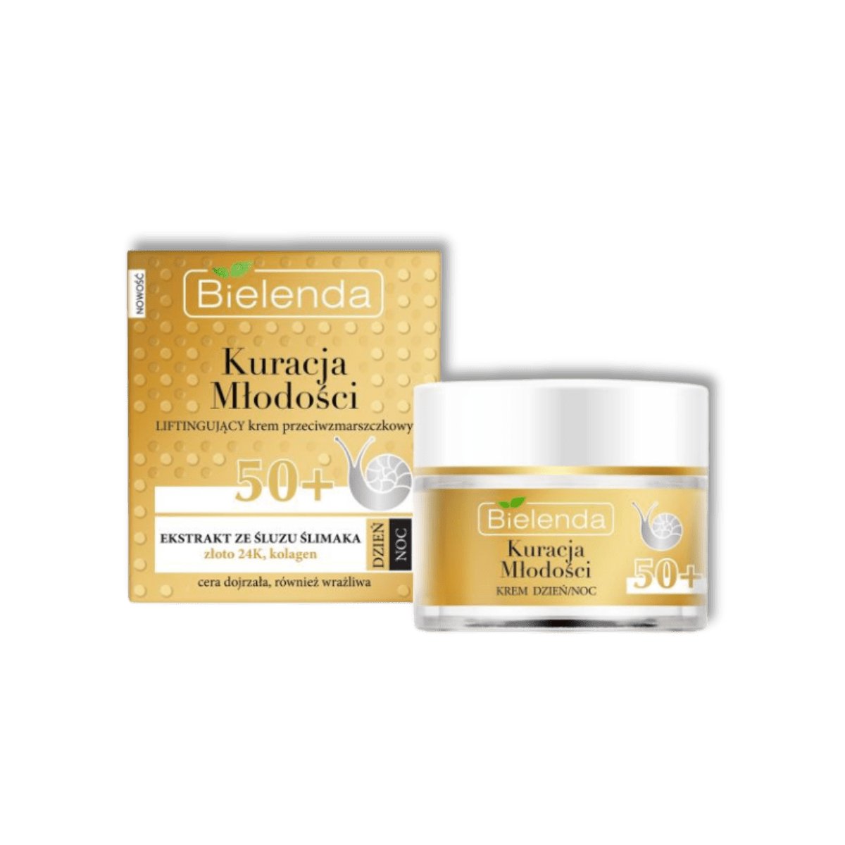 Bielenda Kuracja Młodości 50+ Liftende Anti - Rimpel Dag & Nachtcrème 50ml - Milucevi Beauty Store