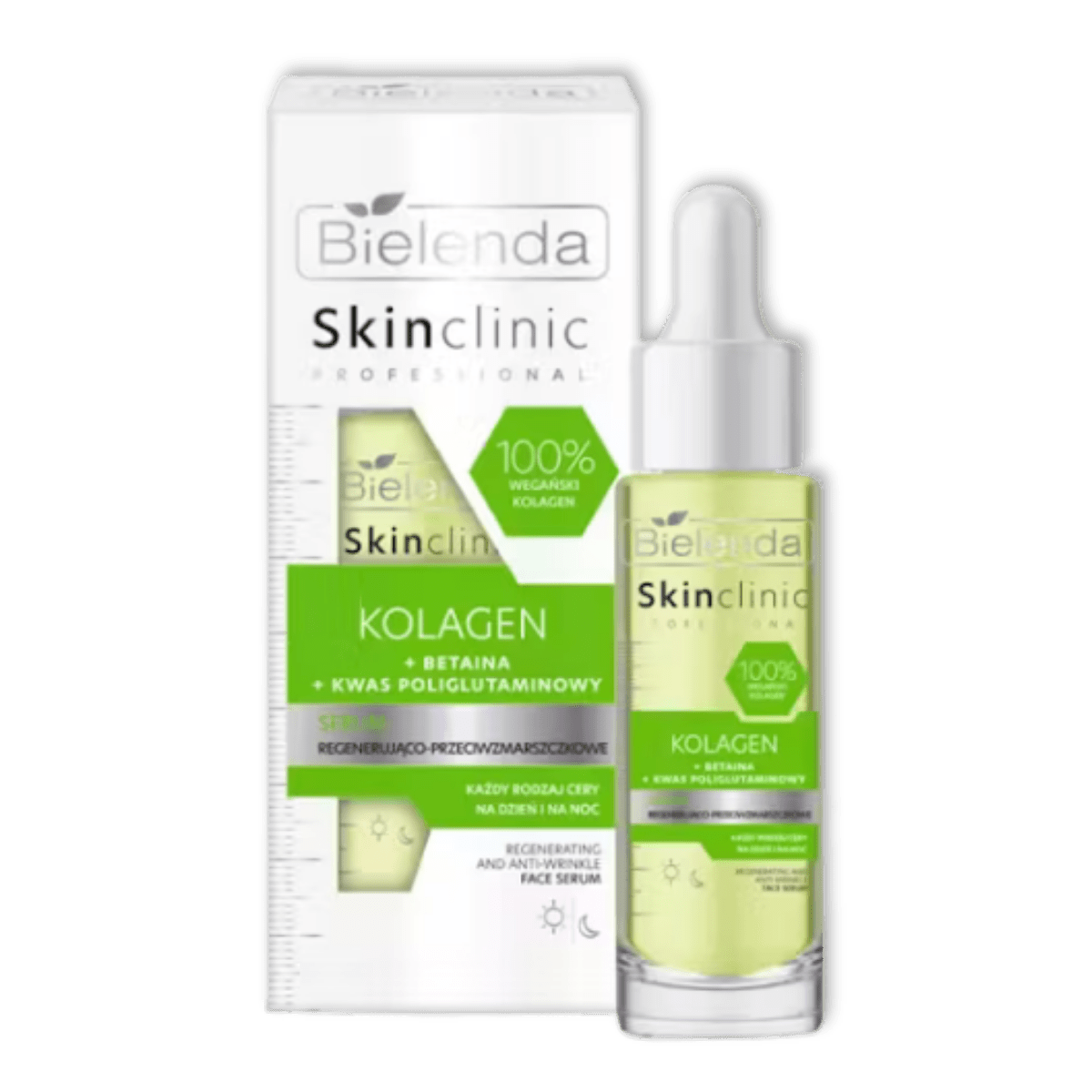 Bielenda Skin Clinic Professional Collageen Serum Regenererend & Anti - Rimpel Dag & Nacht 30ml - Milucevi Beauty Store
