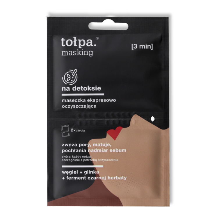 TOŁPA Masking Express Reinigend Masker - Op Detox 5mlx2
