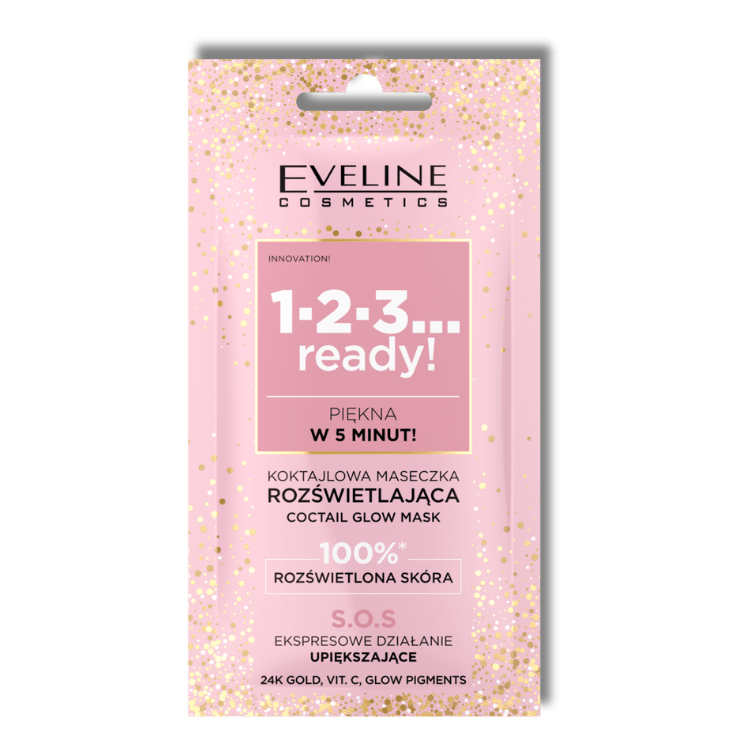 Eveline 1-2-3... Ready! Verlichtende Cocktailmasker Gezicht 8ml - Milucevi Beauty Store