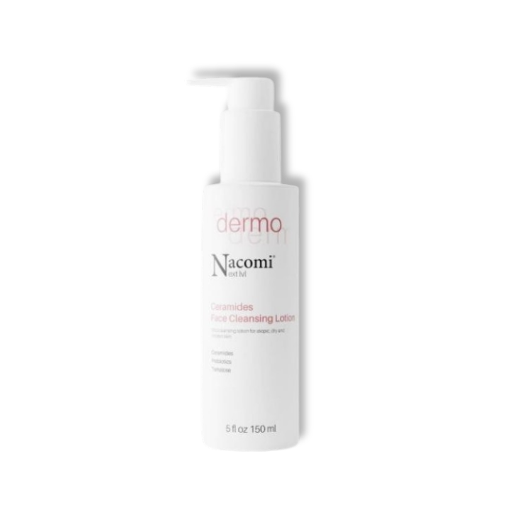 Nacomi Next Level Dermo Łagodna Emulsja Oczyszczająca do Skóry Atopowej, Suchej i Podrażnionej 150 ml