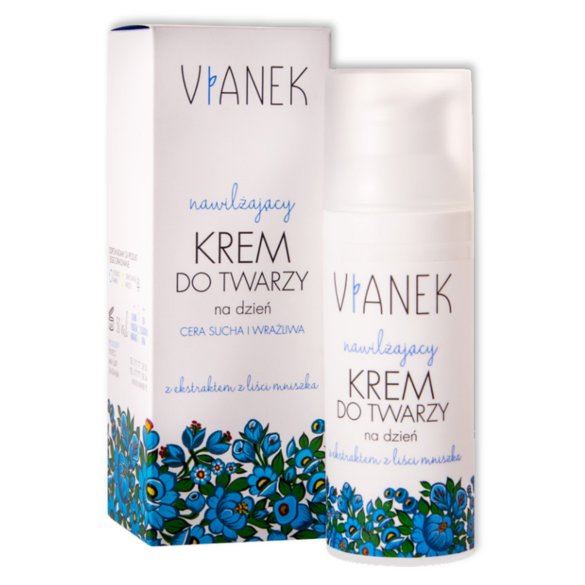 Vianek Nawilżający krem na dzień do cery suchej i wrażliwej 50ml