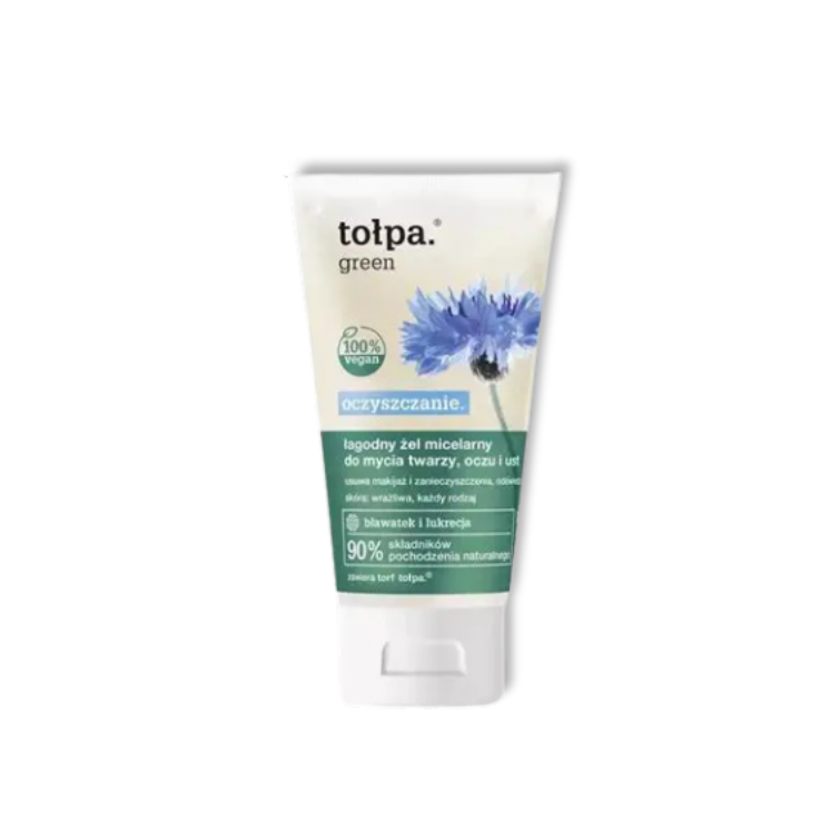 Tołpa Green Reiniging Milde Micellair Reinigingsgel voor Gezicht, Ogen & Lippen 150 ml