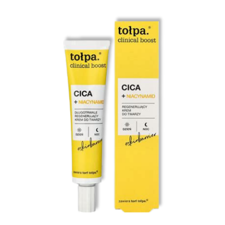 TOŁPA Clinical Boost Cica + Niacinamide Langdurig Regenererende Gezichtscrème 40 ml