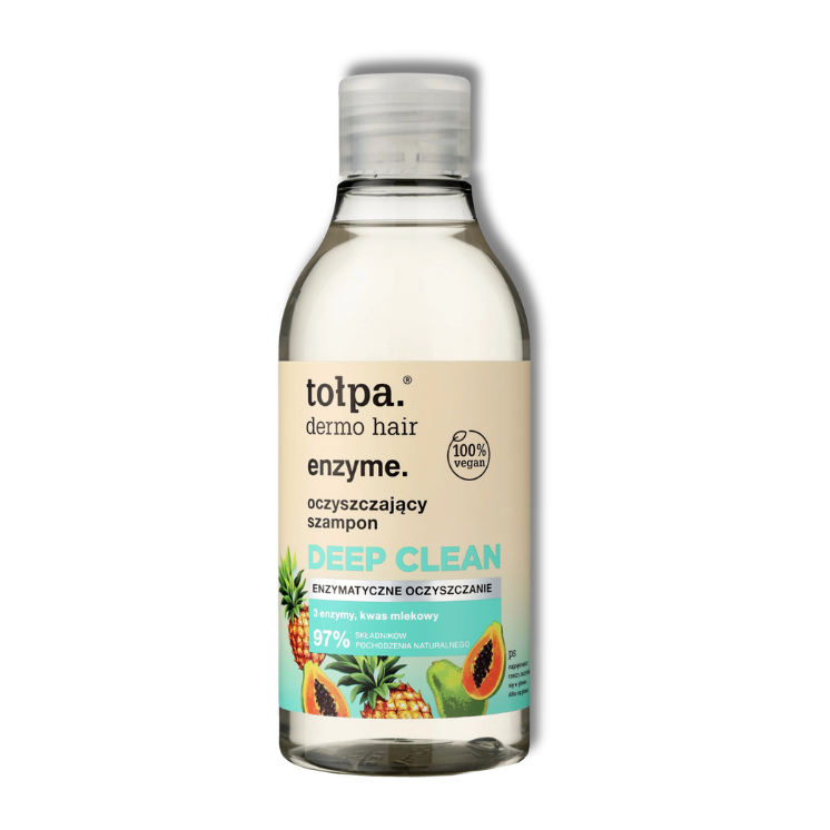 TOŁPA Dermo Hair Enzyme Enzymatyczny Szampon Oczyszczający Deep Clean 300 ml