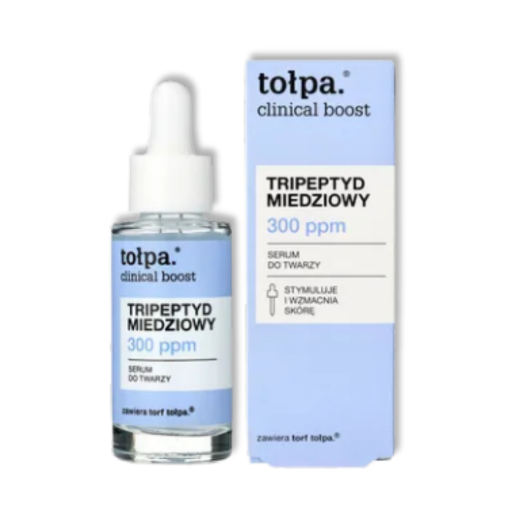 TOŁPA Clinical Boost Koper Tripeptide 300 ppm Gezichtsserum 30 ml