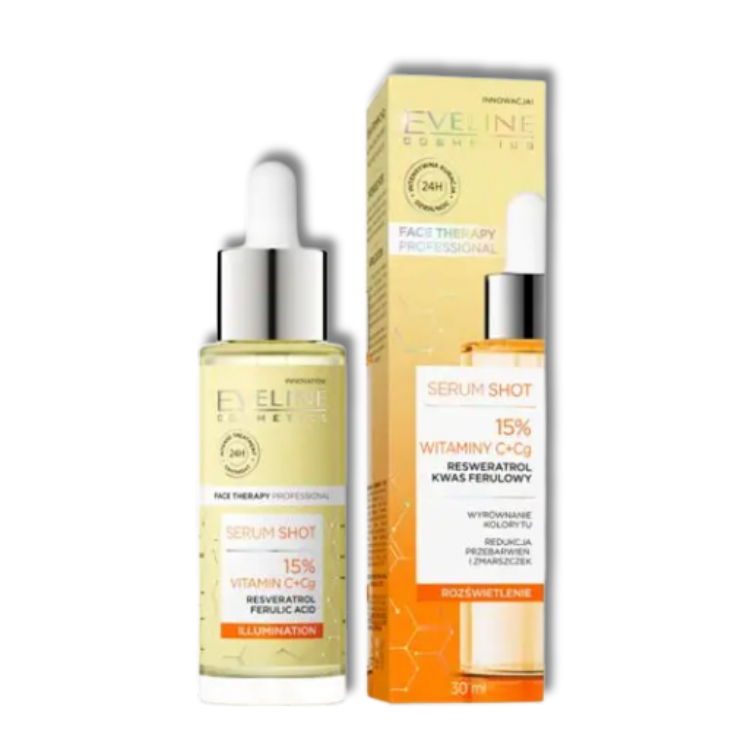 Eveline Face Therapy Professional Serum Shot 15% Vitamine C+Cg 30ml