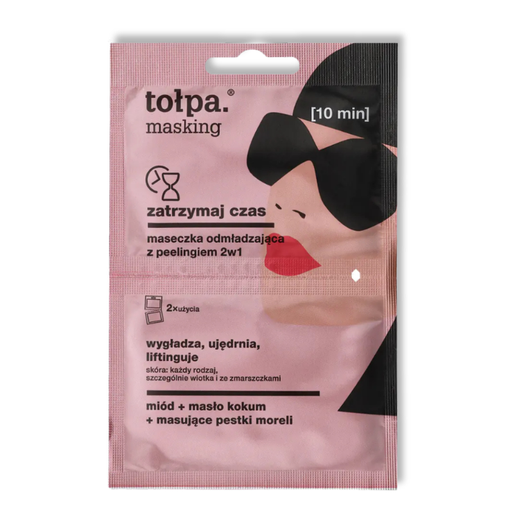 TOŁPA Masking Verjongende Masker met Peeling - Stop de Tijd 5mlx2