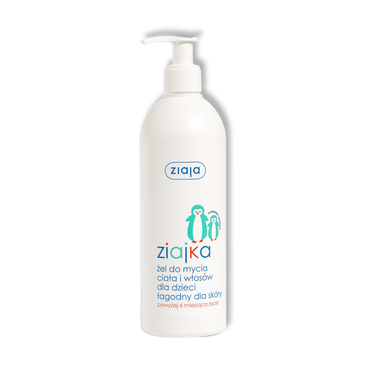 Ziaja Ziajka 2 - in - 1 Zachte Lichaam & Haar Wasgel voor Kinderen Vanaf 6 Maanden Hypoallergeen 400ml - Milucevi Beauty Store