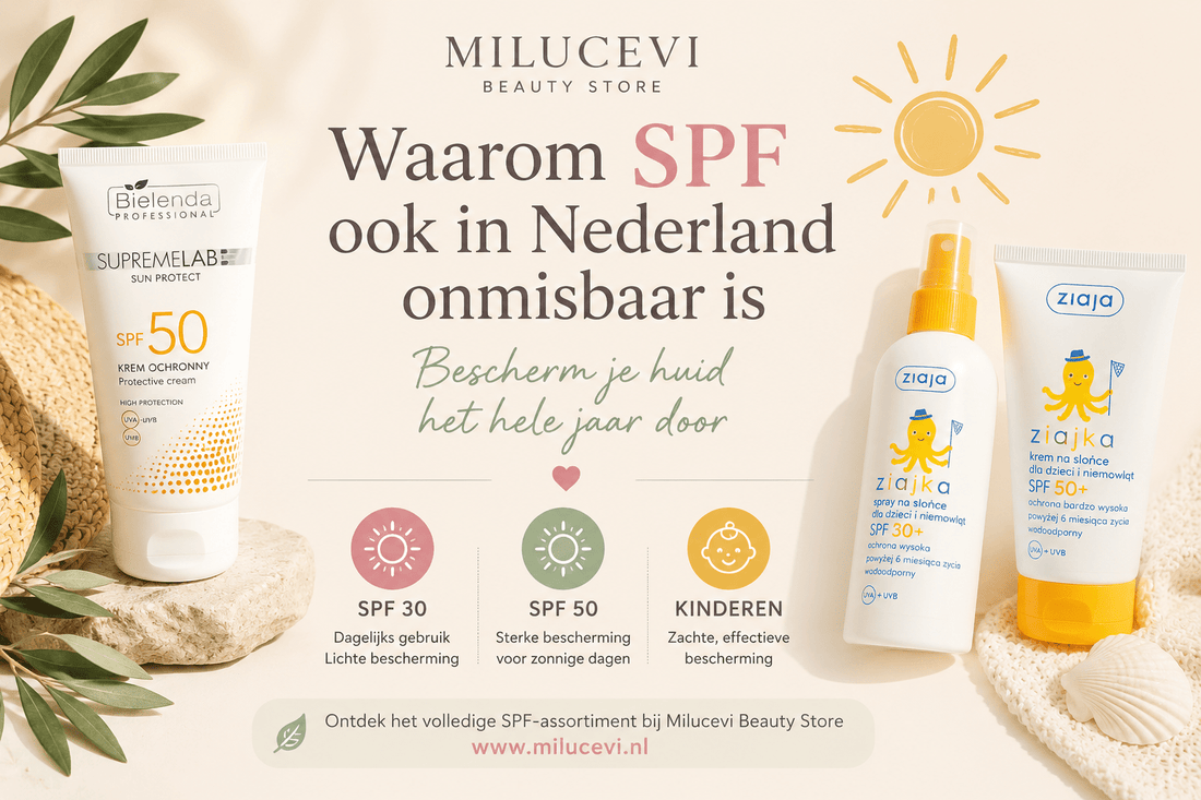 Waarom SPF ook in Nederland onmisbaar is ? - Milucevi Beauty Store