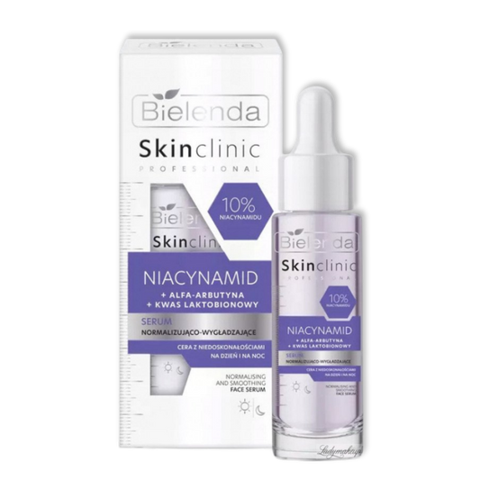 Bielenda Skin Clinic Professional Niacinamide 10% Serum Normaliserend & Gladmakend Dag & Nacht 30ml