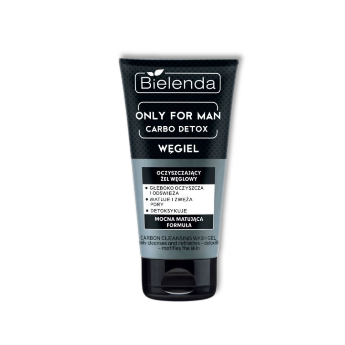 Bielenda Only For Man Carbo Detox Węglowy żel do mycia twarzy 150ml