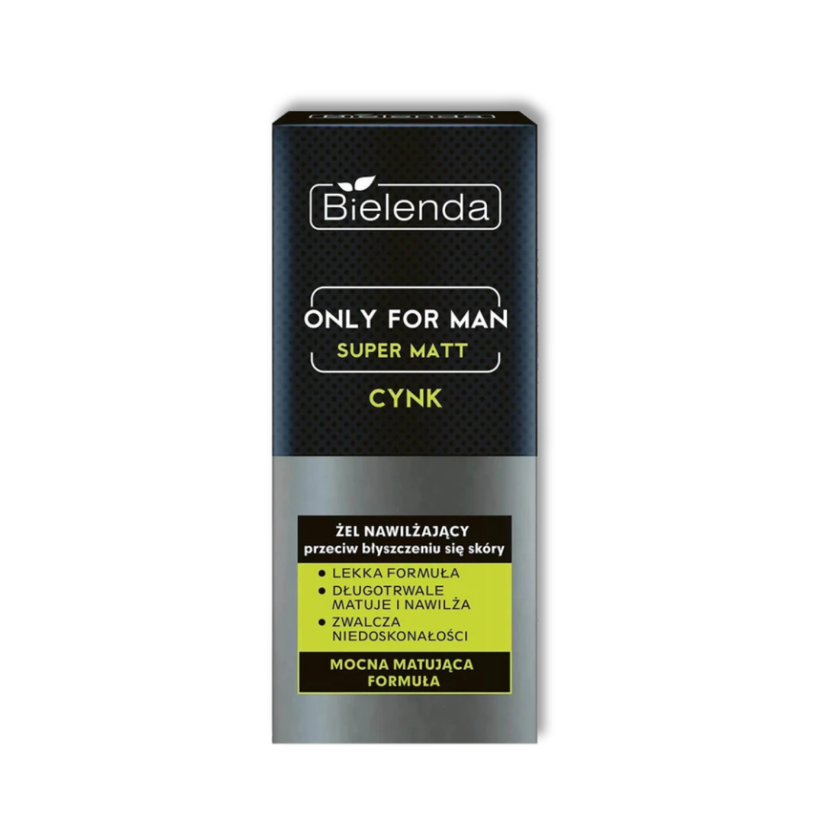 Bielenda Only For Man Super Matt Zink Hydraterende Matterende Gel Tegen Glans 50ml