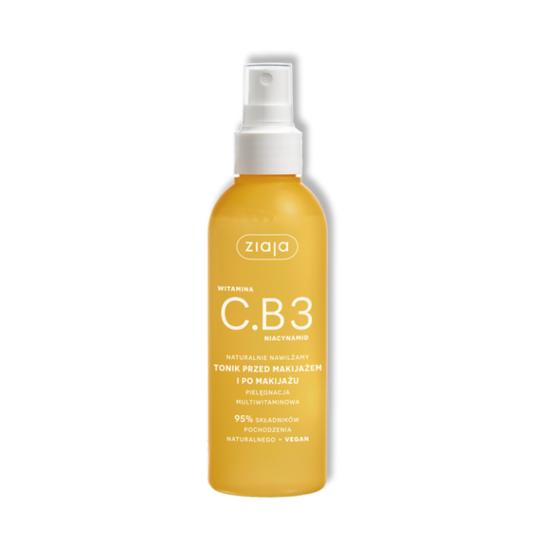 Ziaja Vitamine C.B3 Niacinamide Multivitamine Toner Voor & Na Make-up 190ml