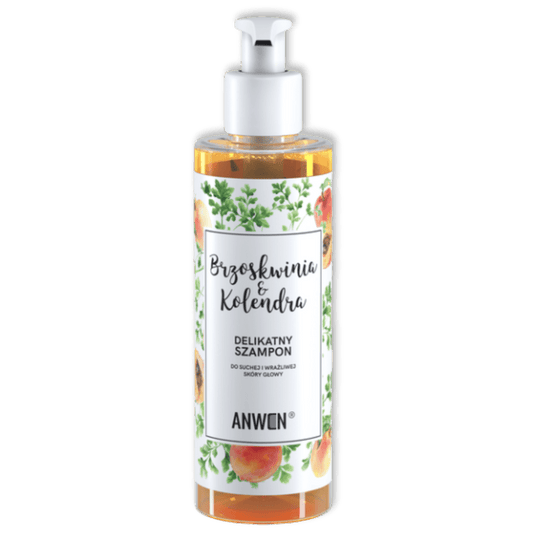 Anwen Shampoo Perzik & Koriander – mild reinigend - Milucevi Beauty Store