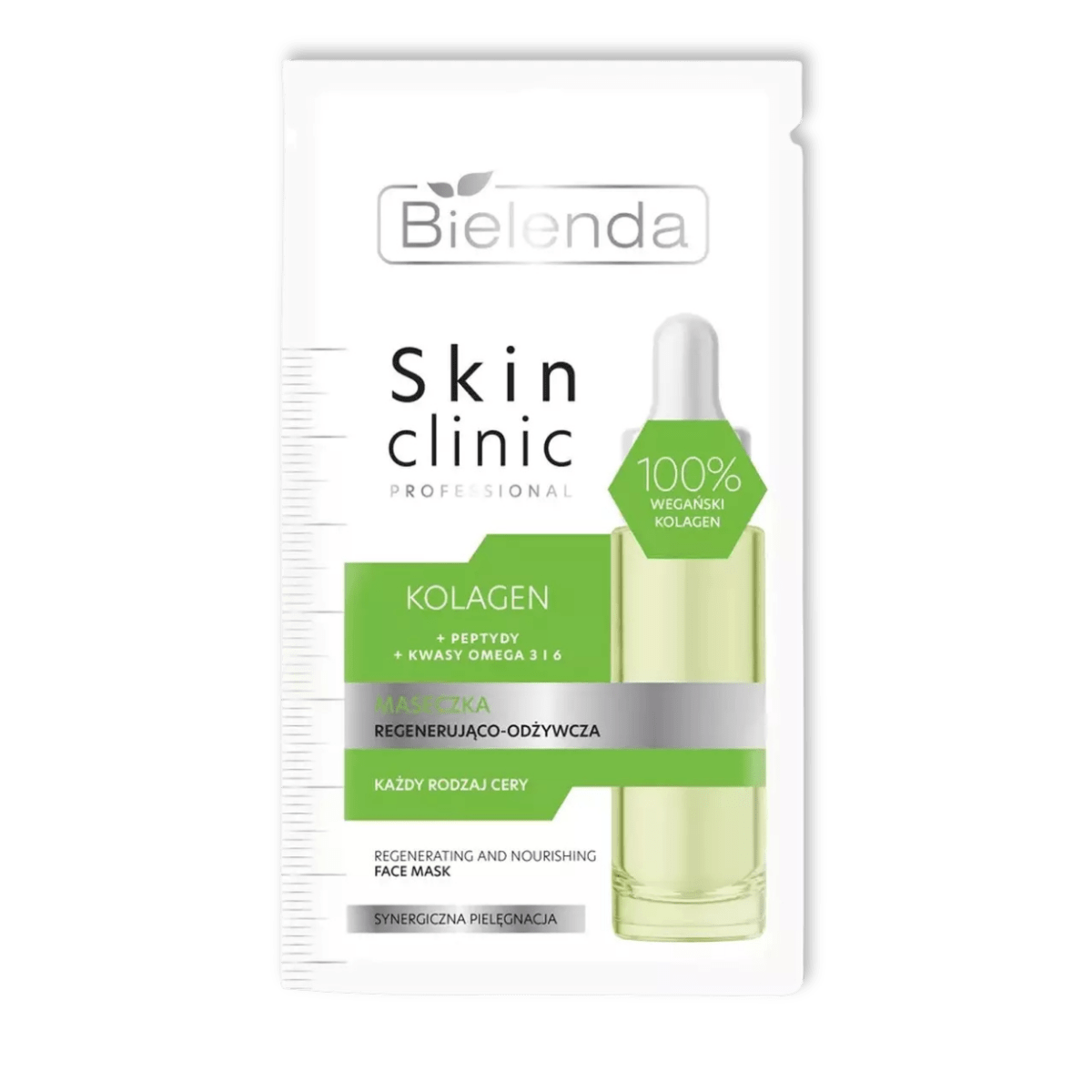 Bielenda Skin Clinic Professional Collageen Gezichtsmasker Regenererend & Voedend 8g - Milucevi Beauty Store