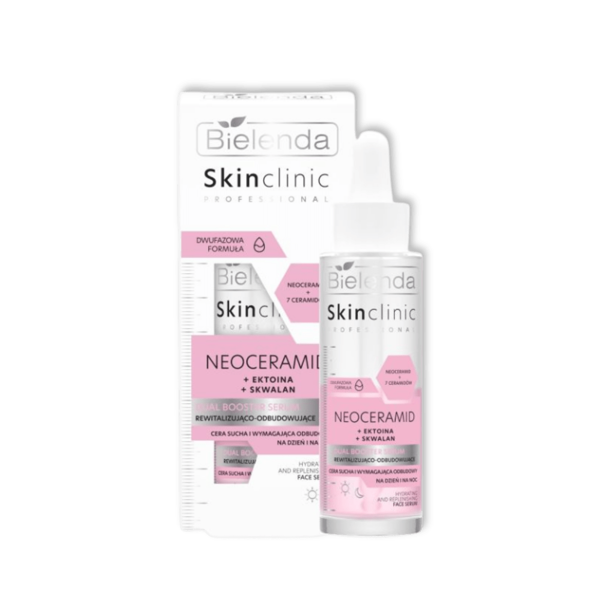 Bielenda Skin Clinic Professional Neoceramide Dual Booster Serum Hydraterend & Opbouwend Dag & Nacht 45ml - Milucevi Beauty Store