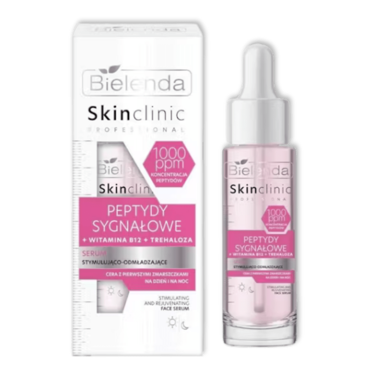 Bielenda Skin Clinic Professional Signaalpeptiden 1000ppm Serum Stimulerend & Verjongerend Dag & Nacht 30ml - Milucevi Beauty Store