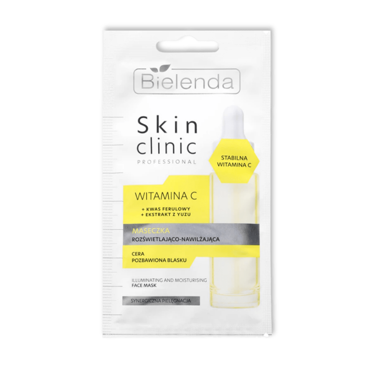 Bielenda Skin Clinic Professional Vitamine C Gezichtsmasker Verlichtend & Hydraterend 8g - Milucevi Beauty Store