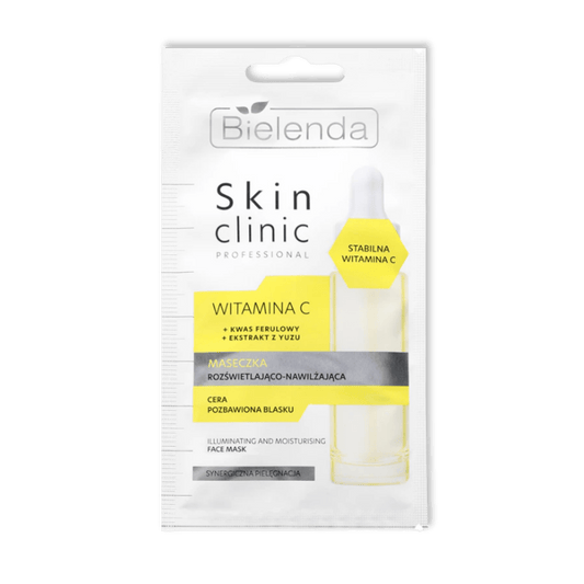 Bielenda Skin Clinic Professional Vitamine C Gezichtsmasker Verlichtend & Hydraterend 8g - Milucevi Beauty Store