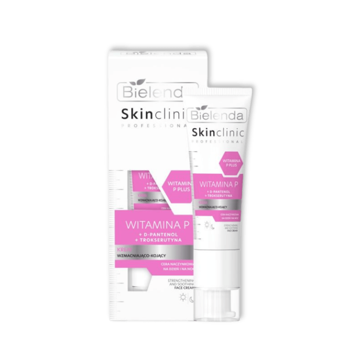 Bielenda Skin Clinic Professional Vitamine P Plus Gezichtscrème Versterkend & Kalmerend 40ml - Milucevi Beauty Store