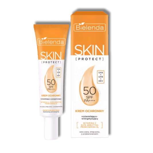 Bielenda Skin Protect Beschermende Crème SPF50 Verlichtend & Energiserend 40ml - Milucevi Beauty Store