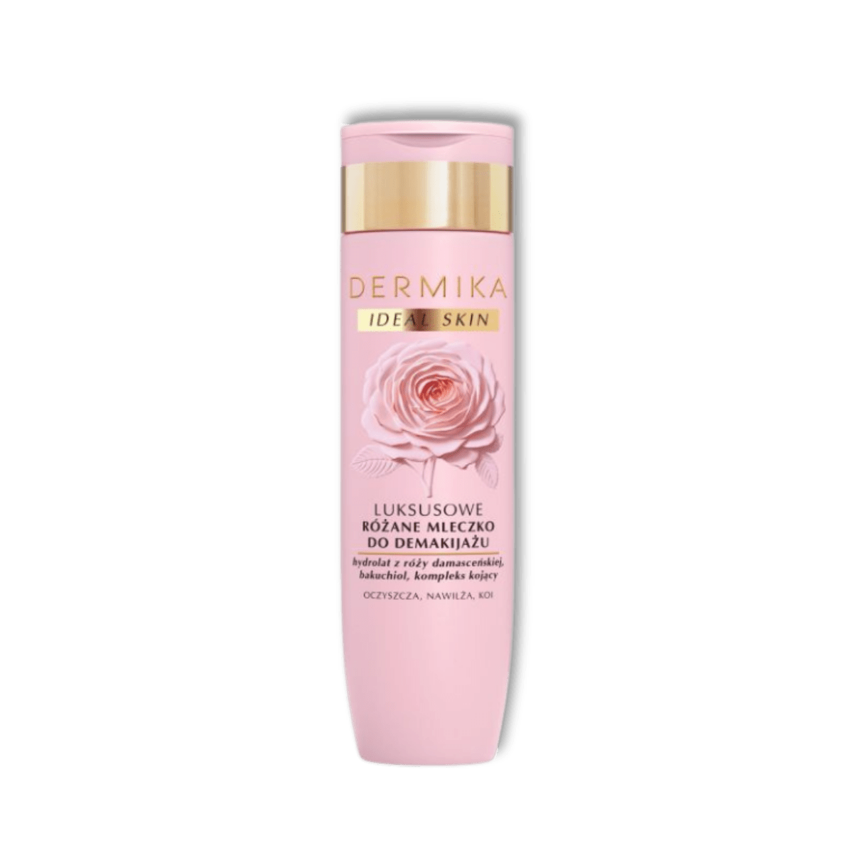 Dermika Ideal Skin Luxe Rozen Make-up Reinigingsmelk Reinigt, Hydrateert & Kalmeert 200ml - Milucevi Beauty Store