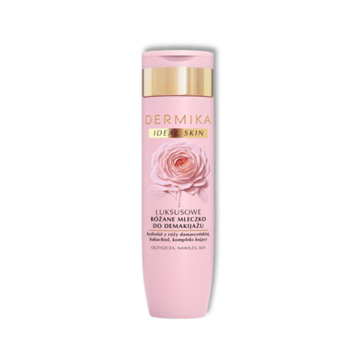 Dermika Ideal Skin Luxe Rozen Make-up Reinigingsmelk Reinigt, Hydrateert & Kalmeert 200ml