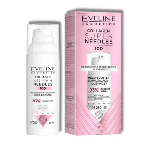 Eveline Collagen Super Needles 100 Mezo-Booster Hydratatie & Voeding 50ml - Milucevi Beauty Store