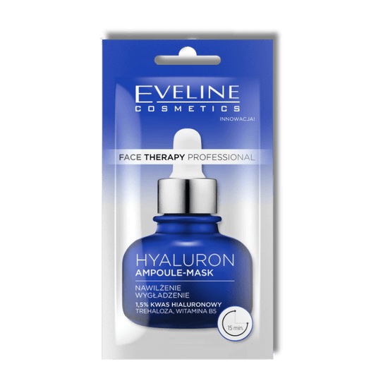 Eveline Gezichtsmasker Diepe Hydratatie Hyaluron 8ml - Milucevi Beauty Store