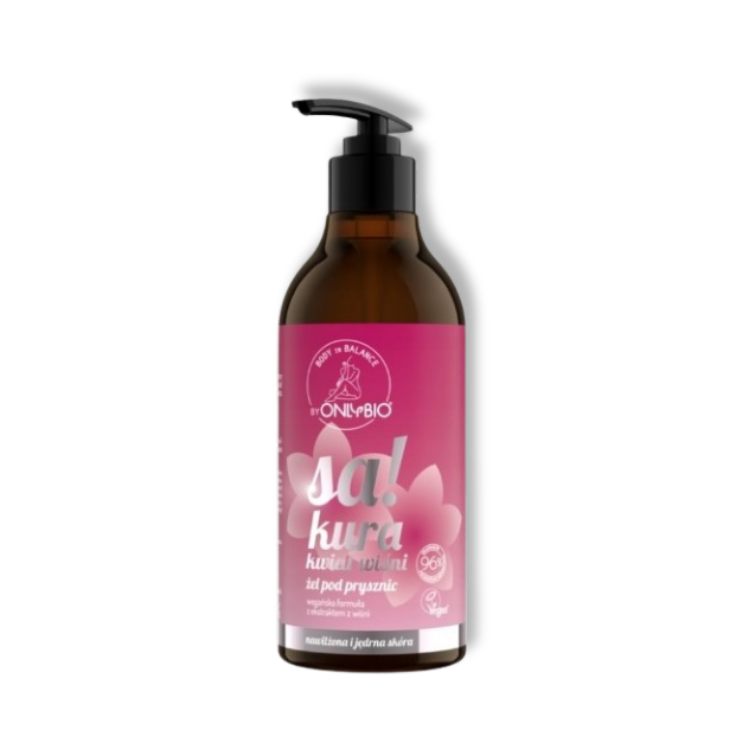 ONLYBIO Body in Balance Douchegel Sakura Kersenbloesem 400 ml