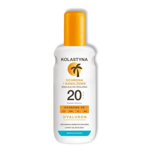 Kolastyna Bescherming & Hydratatie Zonnebrandemulsie Spray SPF20 4D Bescherming Hyaluronzuur 150ml - Milucevi Beauty Store