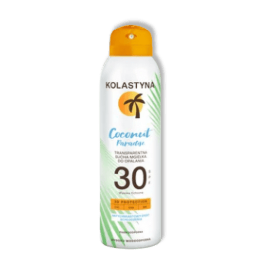 Kolastyna Sun Coconut Paradise Transparante Droge Beschermende Mist SPF30 150ml - Milucevi Beauty Store