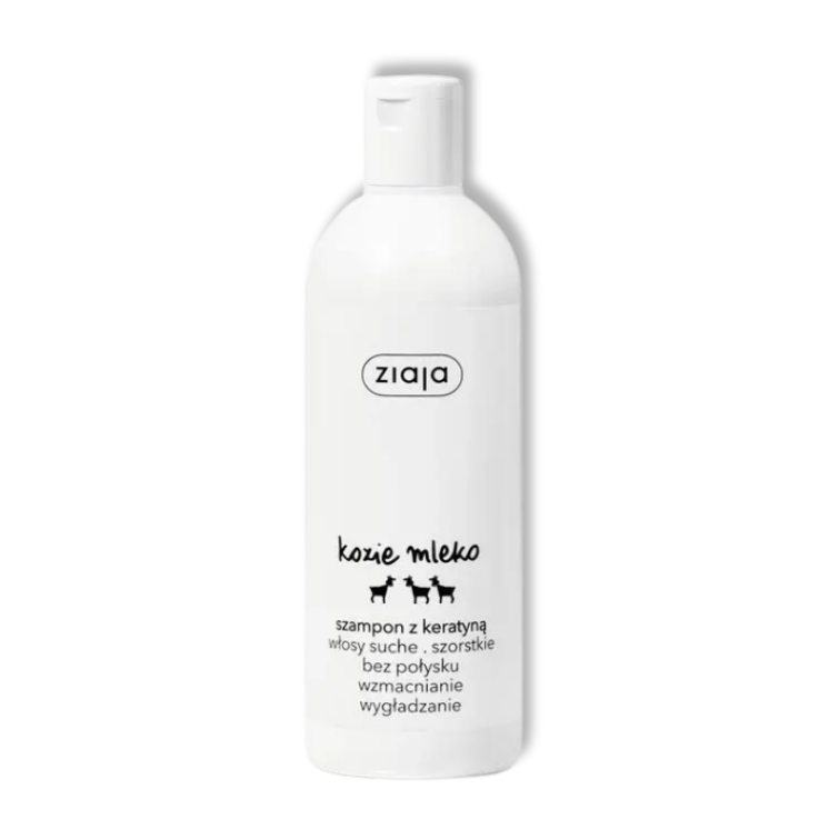 Ziaja Geitenmelk Shampoo met Keraïne voor Droog & Ruw Haar 400 ml