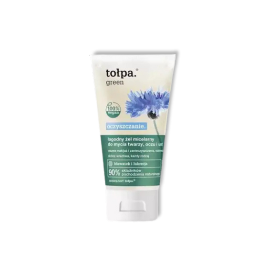 Tołpa Green Reiniging Milde Micellair Reinigingsgel voor Gezicht, Ogen & Lippen 150 ml