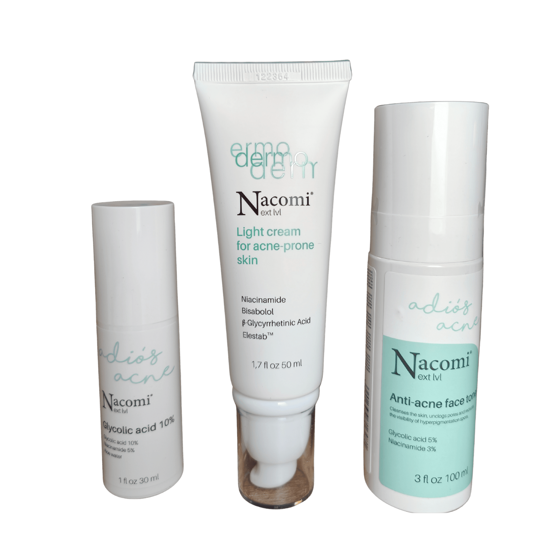 🌿 Nacomi Next Level Anti-Acne Huidverzorging Set - Milucevi Beauty Store