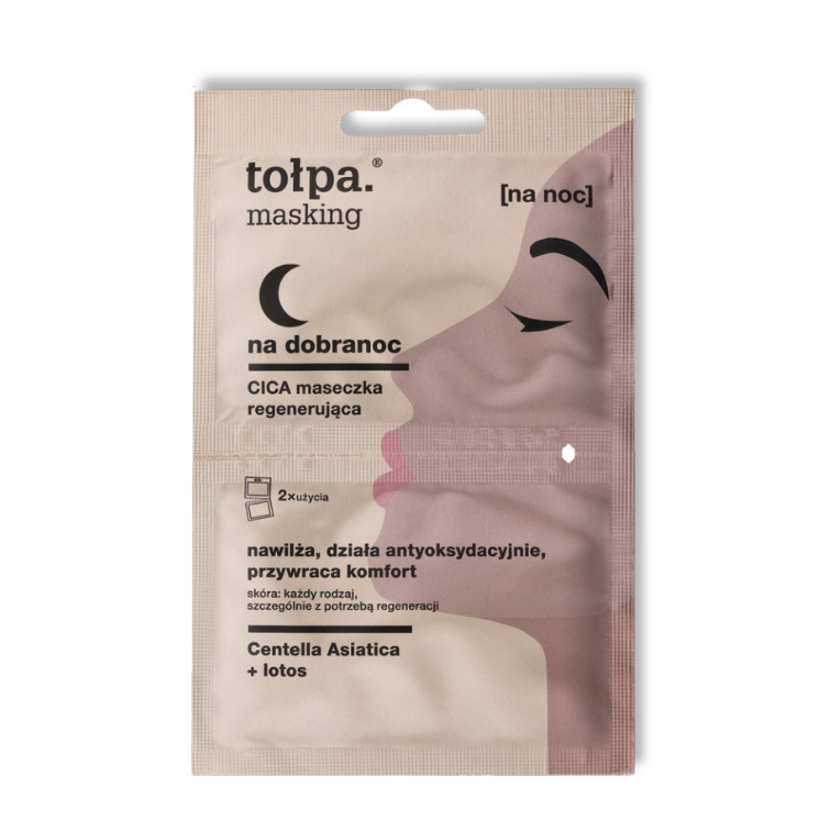 TOŁPA Masking CICA Regenererend Nachtmasker - Welterusten 5mlx2