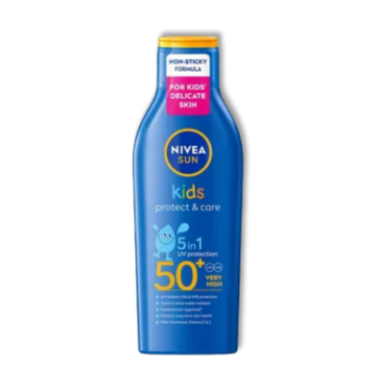 Nivea Sun Kids Protect & Care Zonnebrandlotion SPF50+ 5 - in - 1 UV Bescherming 200ml - Milucevi Beauty Store
