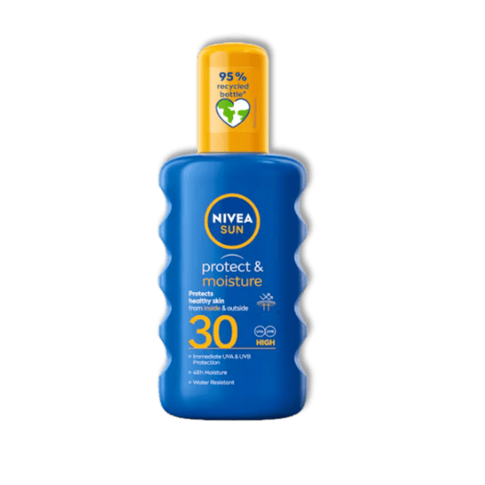 Nivea Sun Protect & Moisture Hydraterende Zonnebrandspray SPF30 48h Hydratatie 200ml - Milucevi Beauty Store