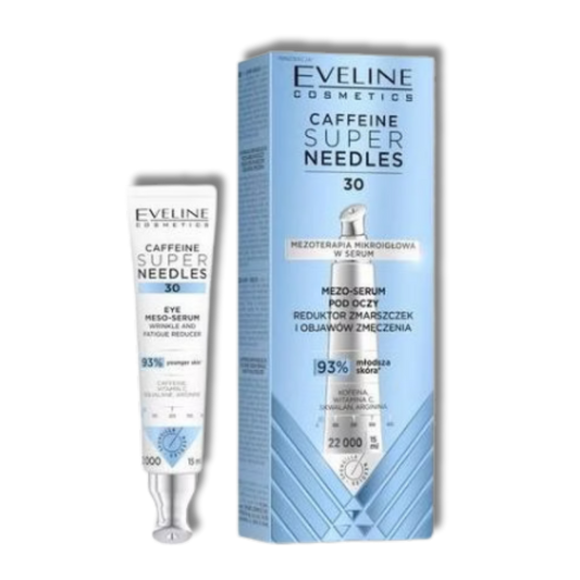 Eveline Caffeine Super Needles 30 Mezo-Serum Ogen Anti-Rimpel & Vermoeidheid 15ml