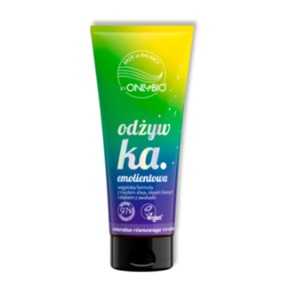 OnlyBio Hair in Balance Emolliente Conditioner Vegan 97% Natuurlijk 200ml - Milucevi Beauty Store
