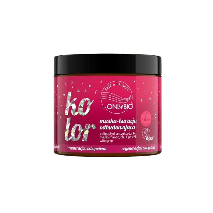 ONLYBIO Hair in Balance Kolor- Herstellende masker 280 ml - Milucevi Beauty Store