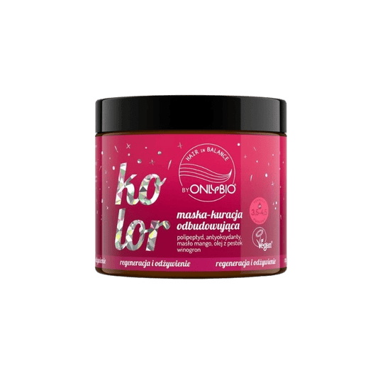 ONLYBIO Hair in Balance Kolor- Herstellende masker 280 ml - Milucevi Beauty Store
