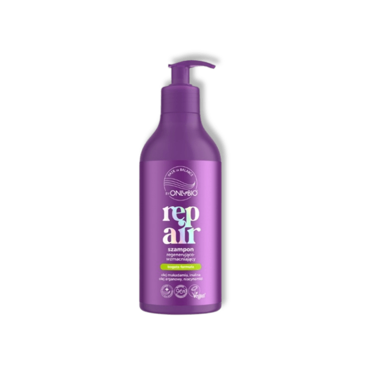 ONLYBIO Hair in Balance Repair Regenererende & Versterkende Shampoo 400 ml - Milucevi Beauty Store