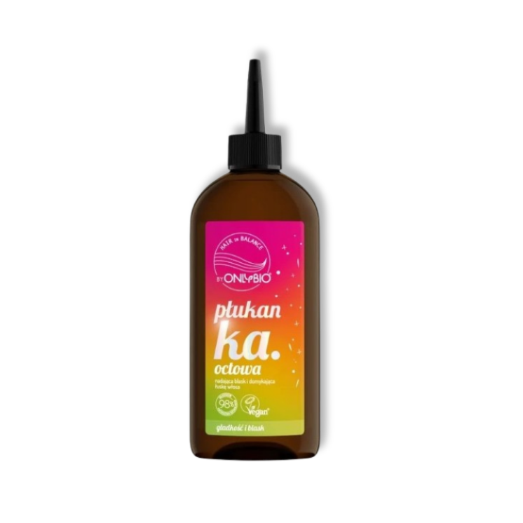ONLYBIO Hair in Balance Azijn Haarspoeling voor Glans en Gladde Haarschubben 300 ml