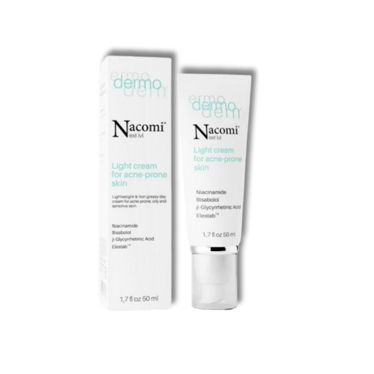 Nacomi Next Level Dermo Lichte Dagcrème voor Acnegevoelige Huid 50 ml